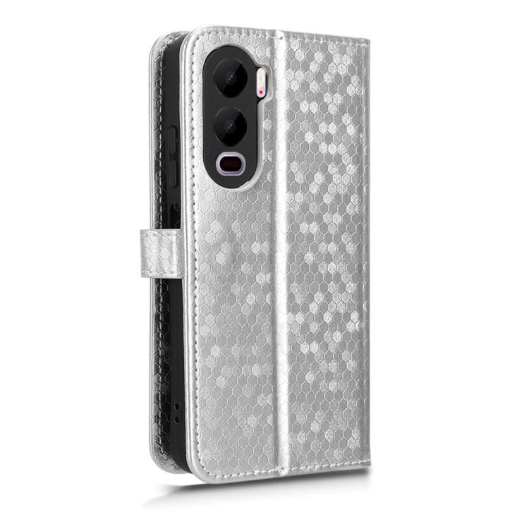 For itel City 200 4G Honeycomb Dot Texture Leather Phone Case