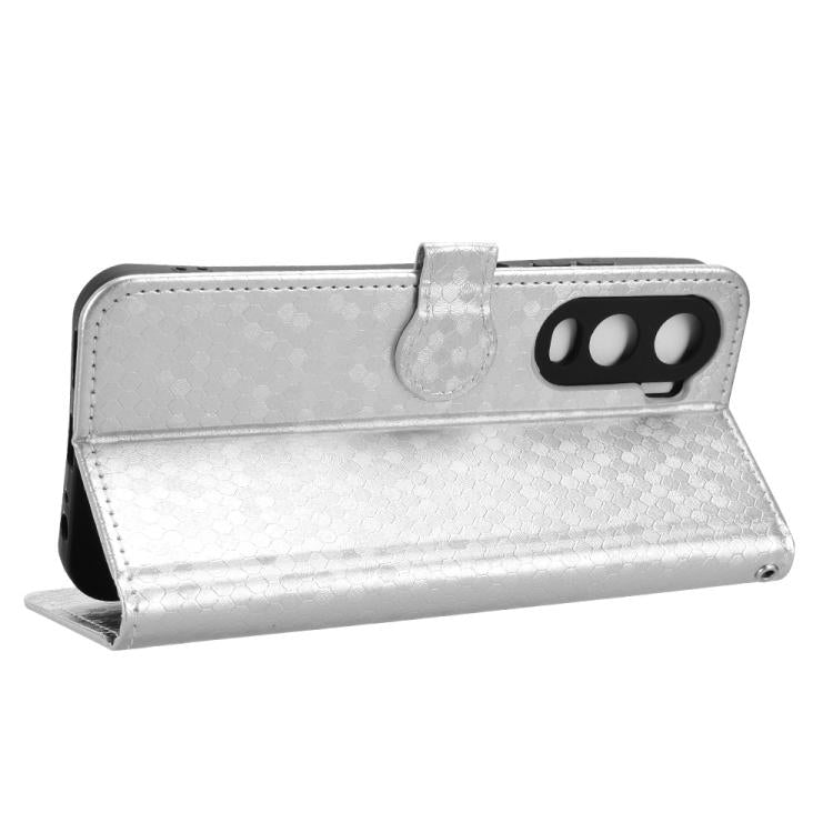 For itel City 200 4G Honeycomb Dot Texture Leather Phone Case