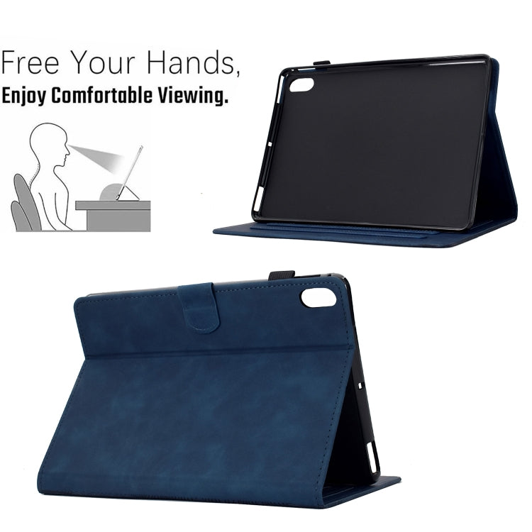 For iPad 2025 / 2022 Cats Embossed Leather Smart Tablet Case