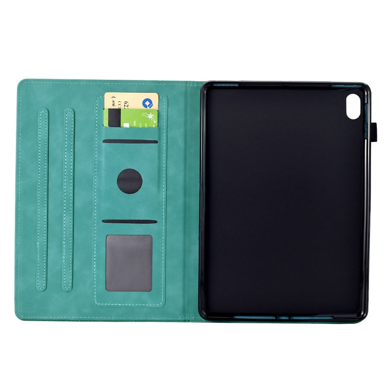 For iPad mini 6 / mini 2024 Cats Embossed Leather Smart Tablet Case