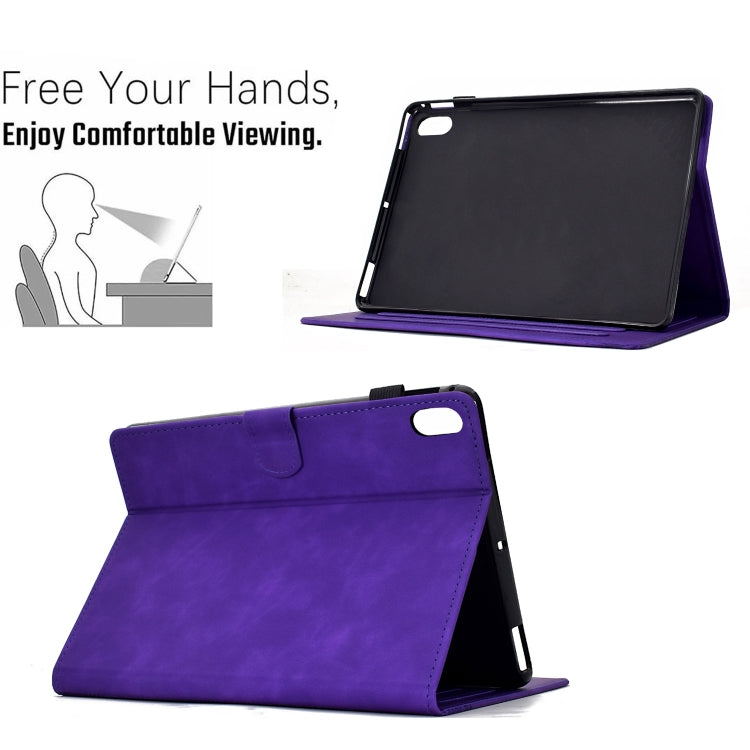 For iPad mini 6 / mini 2024 Cats Embossed Leather Smart Tablet Case