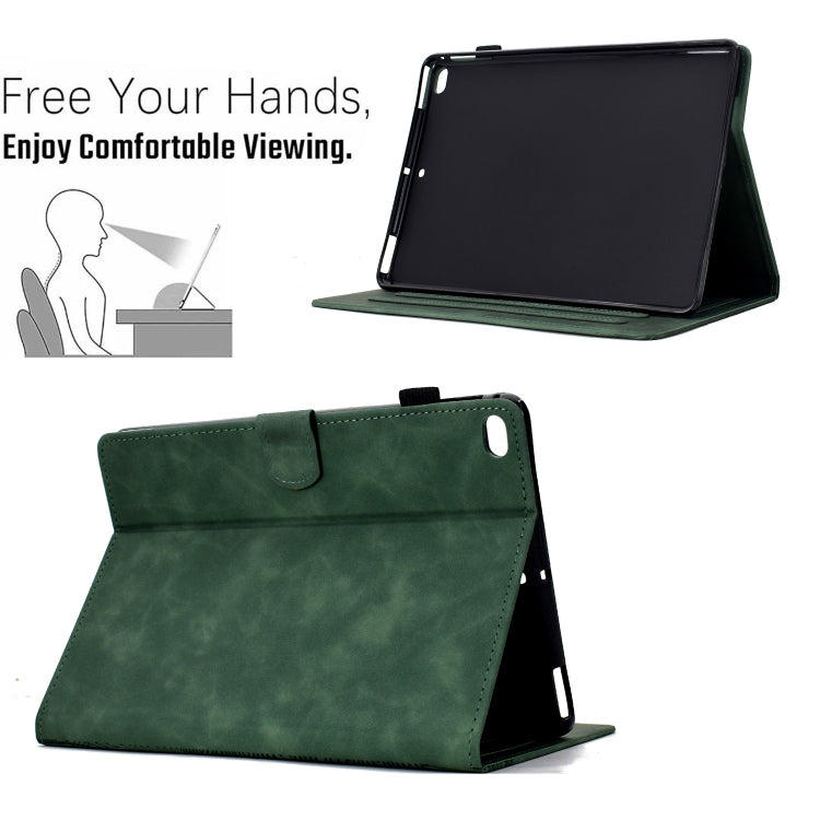 For iPad Pro 9.7 / 9.7 2018 / 2017 Cats Embossed Leather Smart Tablet Case