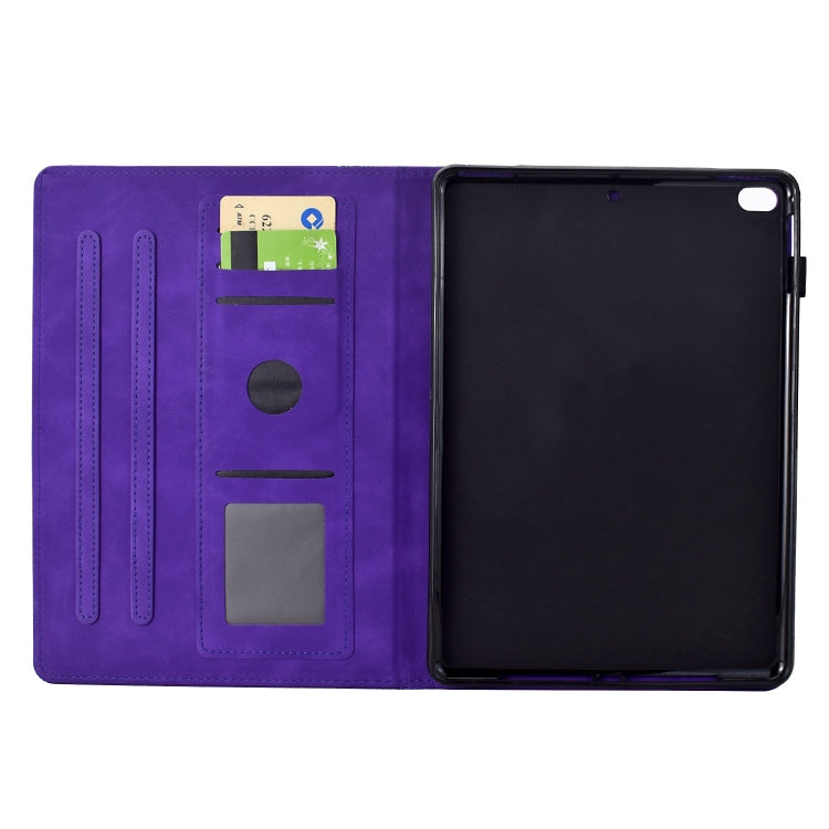 For iPad Pro 9.7 / 9.7 2018 / 2017 Cats Embossed Leather Smart Tablet Case