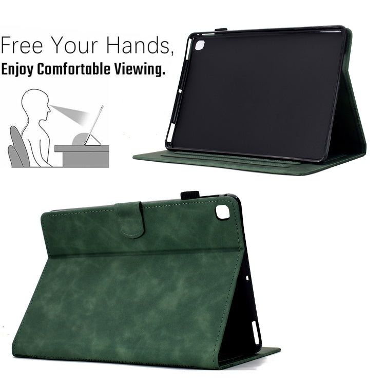 For Samsung Galaxy Tab A 10.1 2019 T510 Cats Embossed Leather Tablet Case