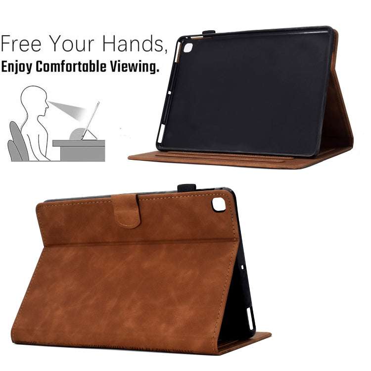 For Samsung Galaxy Tab A 10.1 2019 T510 Cats Embossed Leather Tablet Case
