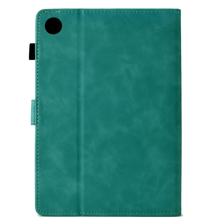 For Samsung Galaxy Tab A11 / A9 Cats Embossed Leather Tablet Case