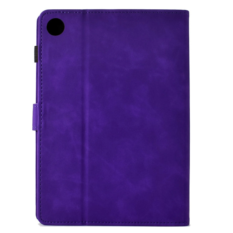 For Samsung Galaxy Tab A11 / A9 Cats Embossed Leather Tablet Case