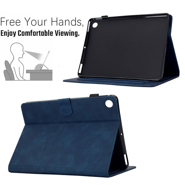 For Samsung Galaxy Tab A8 10.5 2021 X205 Cats Embossed Leather Smart Tablet Case
