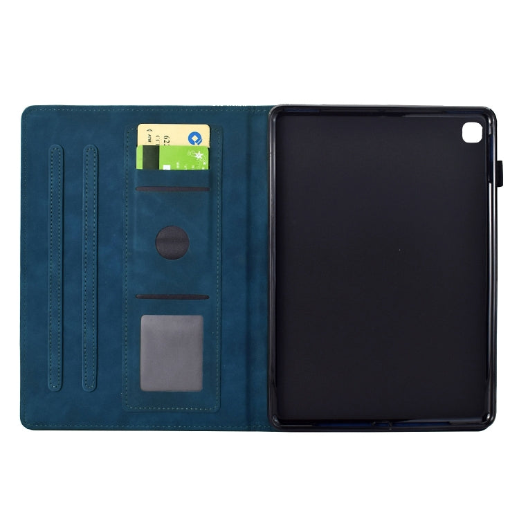 For Samsung Galaxy Tab A7 2020 T500 Cats Embossed Leather Smart Tablet Case