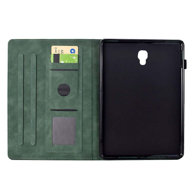 For Samsung Galaxy Tab A 10.5 T590 Cats Embossed Leather Smart Tablet Case