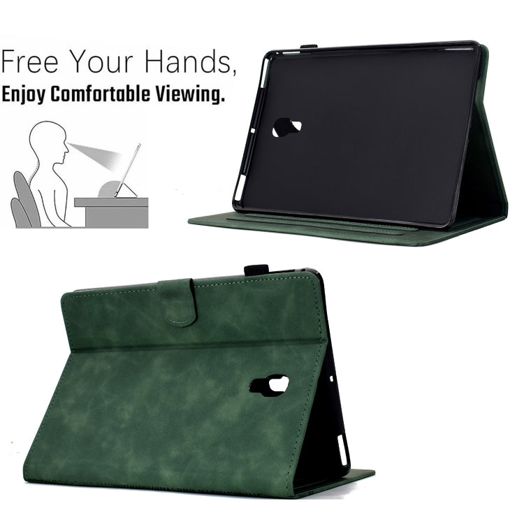 For Samsung Galaxy Tab A 10.5 T590 Cats Embossed Leather Smart Tablet Case