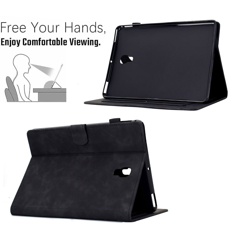 For Samsung Galaxy Tab A 10.5 T590 Cats Embossed Leather Smart Tablet Case
