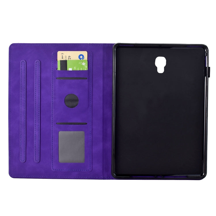 For Samsung Galaxy Tab A 10.5 T590 Cats Embossed Leather Smart Tablet Case