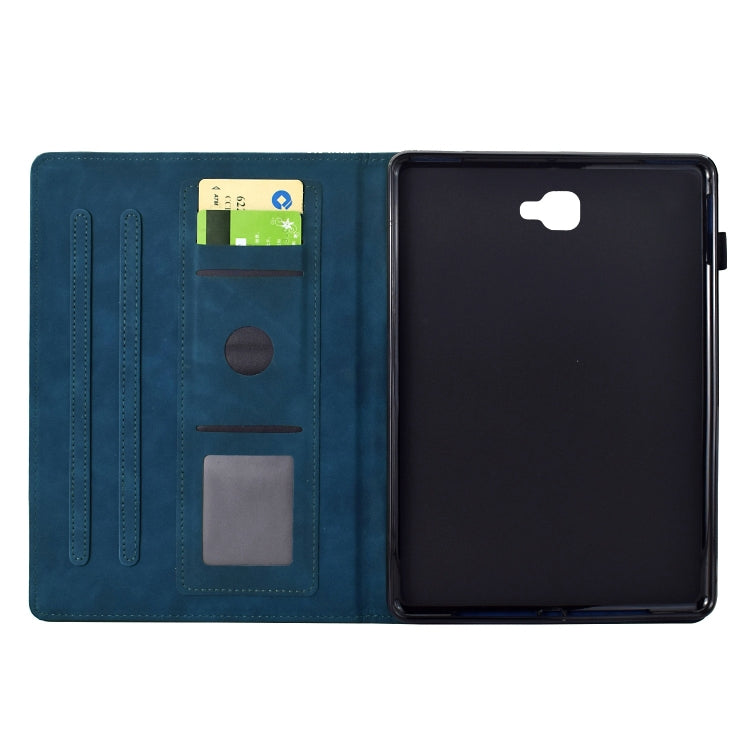 For Samsung Galaxy Tab A 10.1 2016 T580 Cats Embossed Leather Smart Tablet Case
