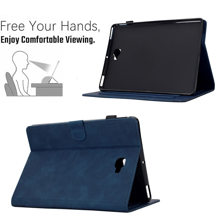For Samsung Galaxy Tab A 10.1 2016 T580 Cats Embossed Leather Smart Tablet Case