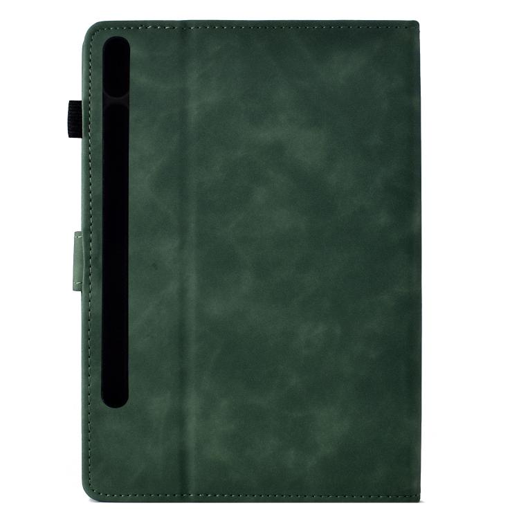 For Samsung Galaxy Tab S10 FE+ Cats Embossed Leather Smart Tablet Case