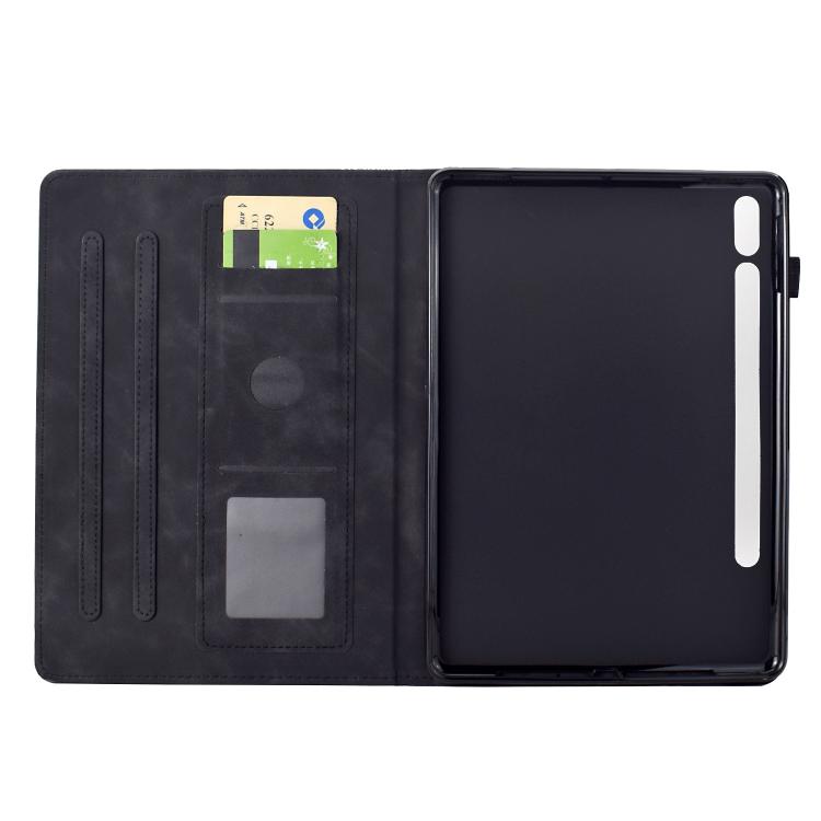 For Samsung Galaxy Tab S10 FE+ Cats Embossed Leather Smart Tablet Case