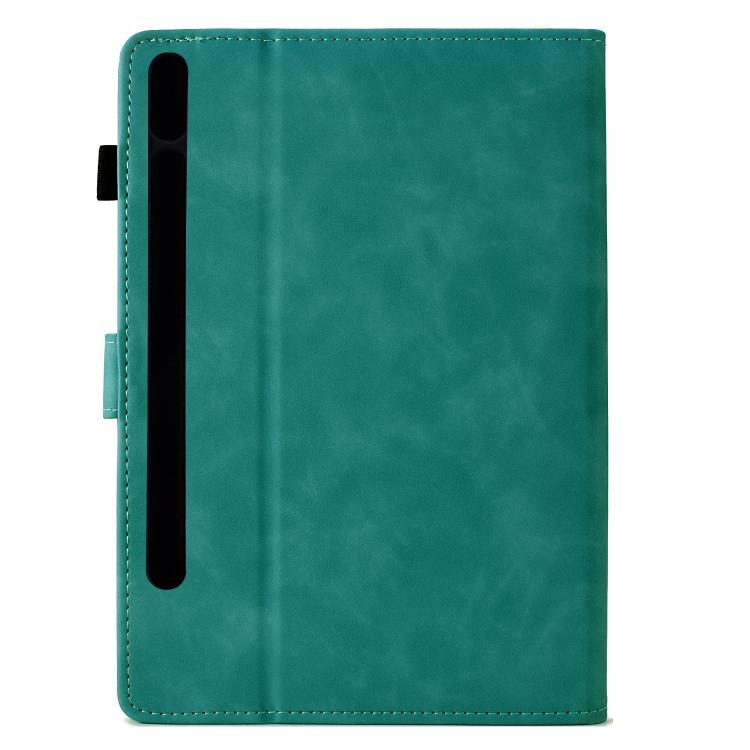For Samsung Galaxy Tab S10 FE+ Cats Embossed Leather Smart Tablet Case