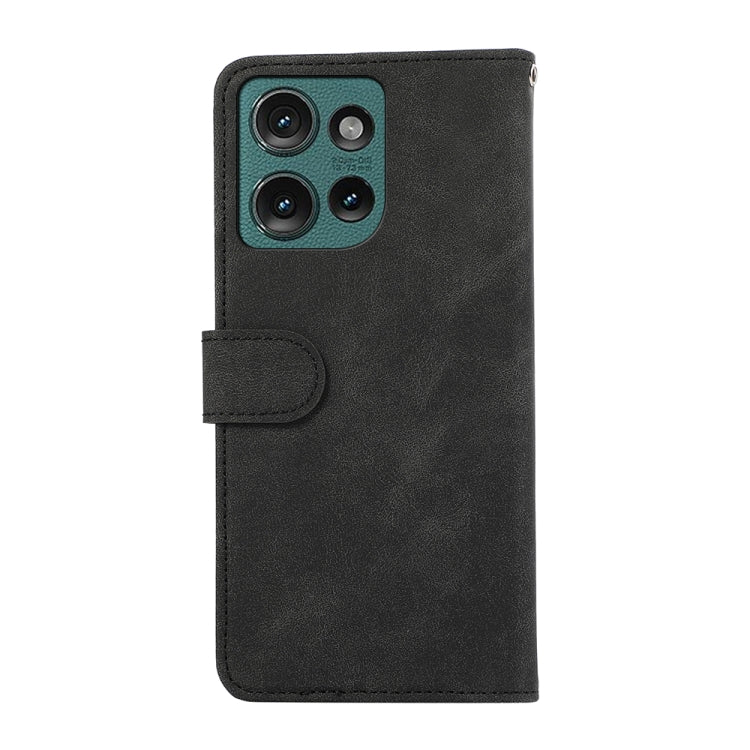 For Motorola Edge 50 5G Global ABEEL Color Block Magnetic RFID Leather Phone Case