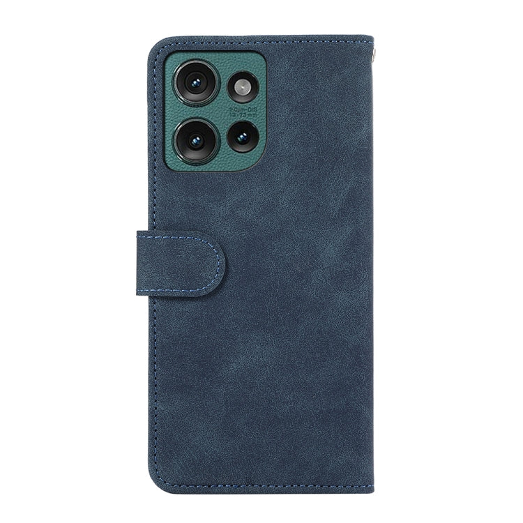 For Motorola Edge 50 Neo ABEEL Color Block Magnetic RFID Leather Phone Case