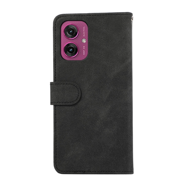 For Motorola Moto G55 5G ABEEL Color Block Magnetic RFID Leather Phone Case