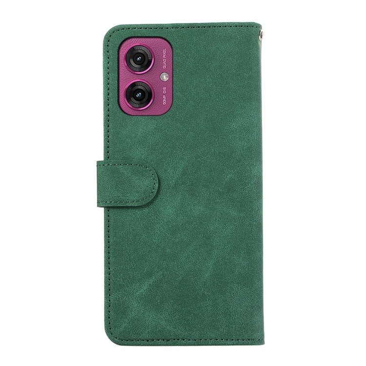 For Motorola Moto G55 5G ABEEL Color Block Magnetic RFID Leather Phone Case