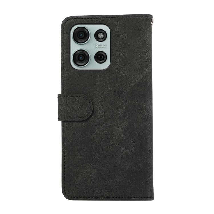 For Motorola Moto G75 5G ABEEL Color Block Magnetic RFID Leather Phone Case