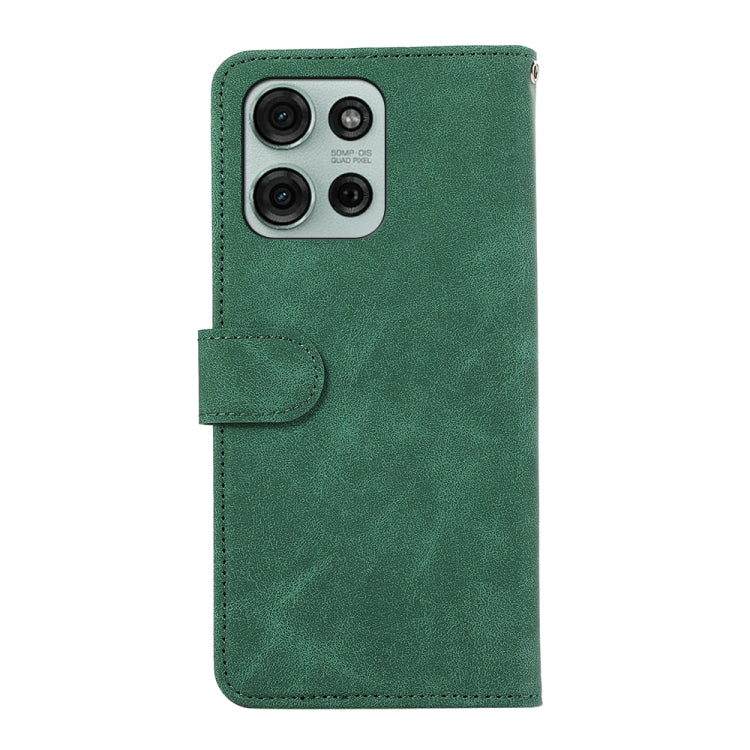 For Motorola Moto G75 5G ABEEL Color Block Magnetic RFID Leather Phone Case