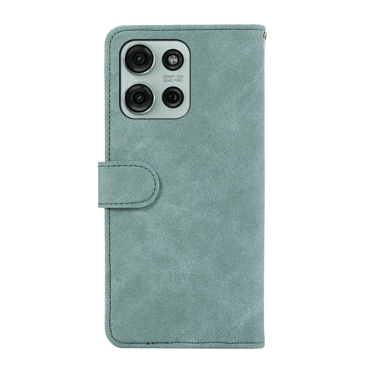 For Motorola Moto G75 5G ABEEL Color Block Magnetic RFID Leather Phone Case