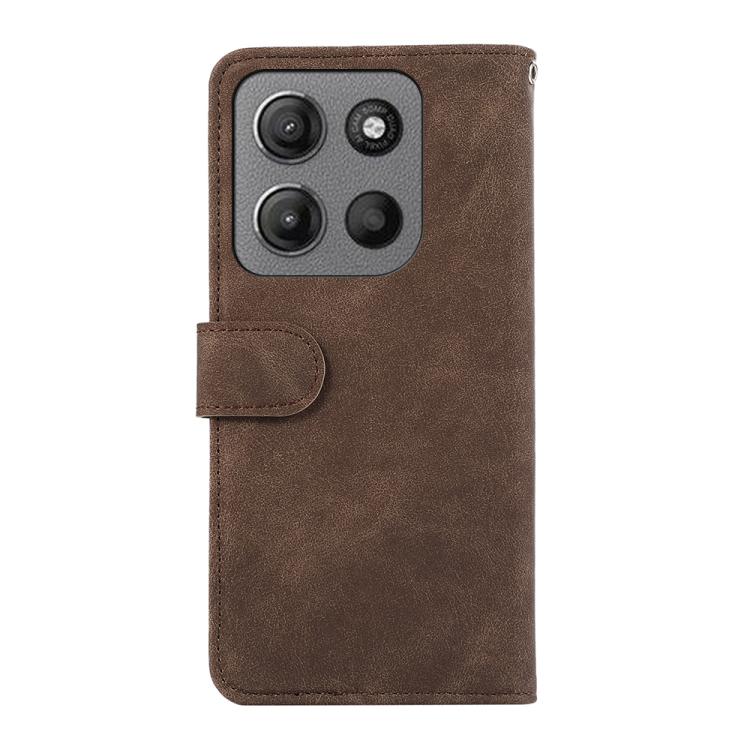 For Motorola Moto G15 4G / G05 ABEEL Color Block Magnetic RFID Leather Phone Case