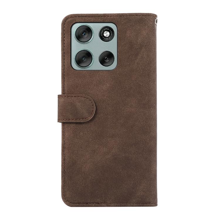 For Motorola Moto G56 5G ABEEL Color Block Magnetic RFID Leather Phone Case