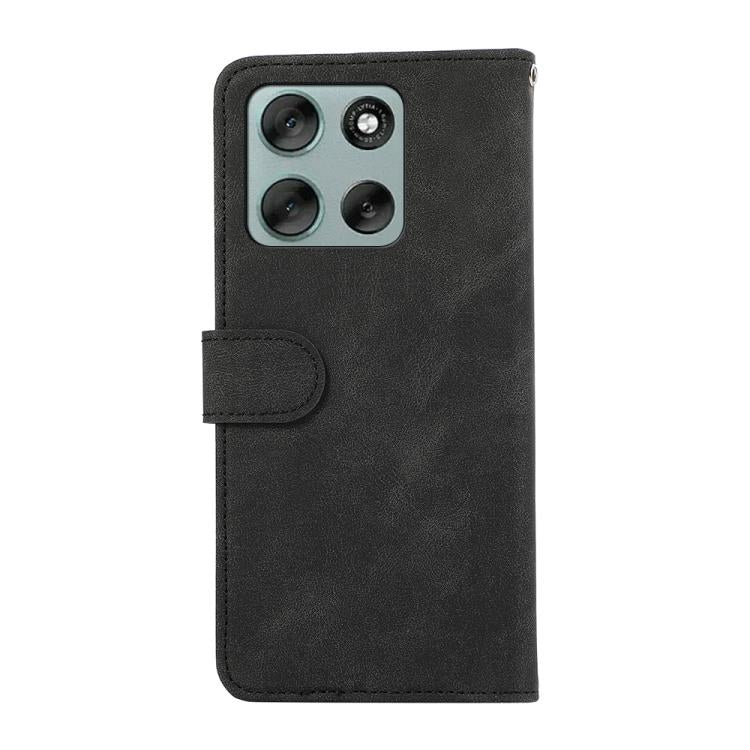For Motorola Moto G86 5G ABEEL Color Block Magnetic RFID Leather Phone Case