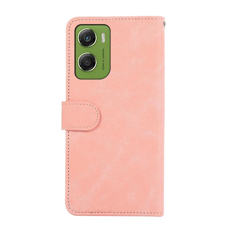 For Motorola Moto G06 4G ABEEL Color Block Magnetic RFID Leather Phone Case