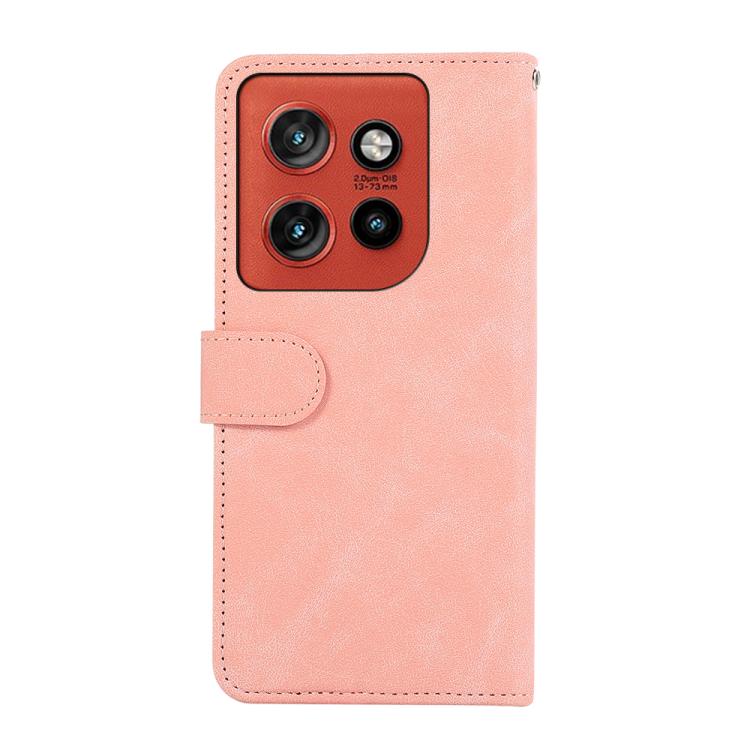 For Motorola Edge 60 Neo 5G ABEEL Color Block Magnetic RFID Leather Phone Case