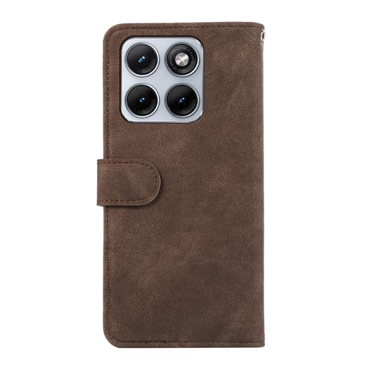 For Motorola Edge 70 Fusion 5G ABEEL Color Block Magnetic RFID Leather Phone Case