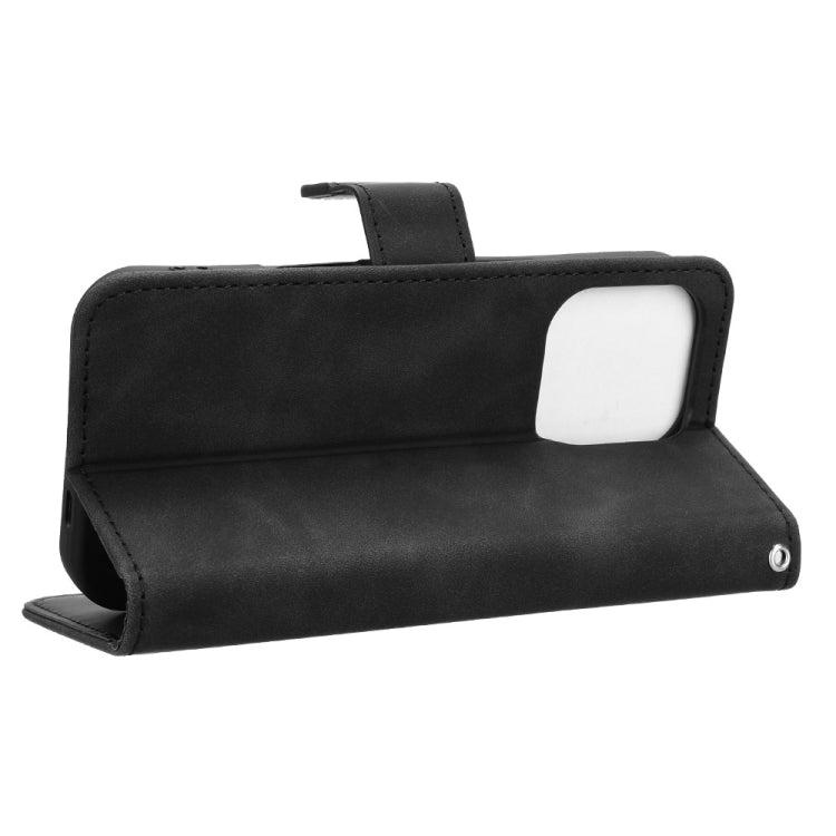 For iPhone 16 Pro Skin Feel Magnetic Flip Leather Phone Case