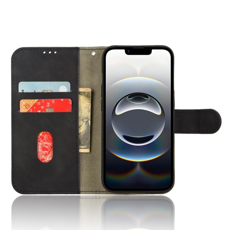 For iPhone 17e / 16e Skin Feel Magnetic Flip Leather Phone Case