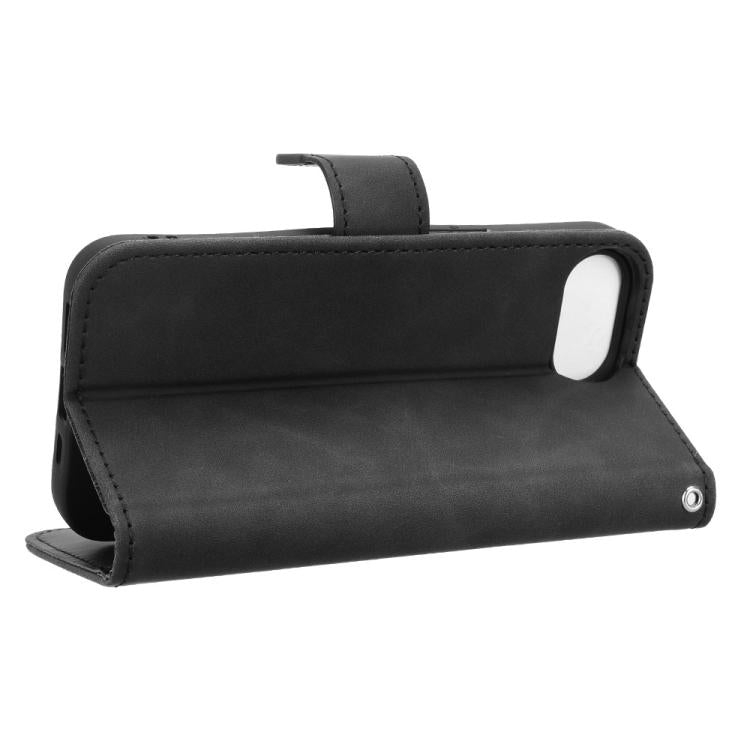 For iPhone 17e / 16e Skin Feel Magnetic Flip Leather Phone Case