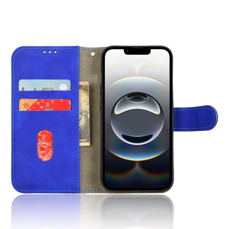 For iPhone 17e / 16e Skin Feel Magnetic Flip Leather Phone Case