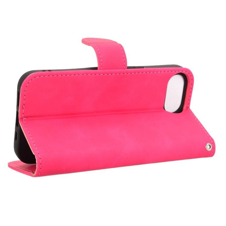 For iPhone 17e / 16e Skin Feel Magnetic Flip Leather Phone Case