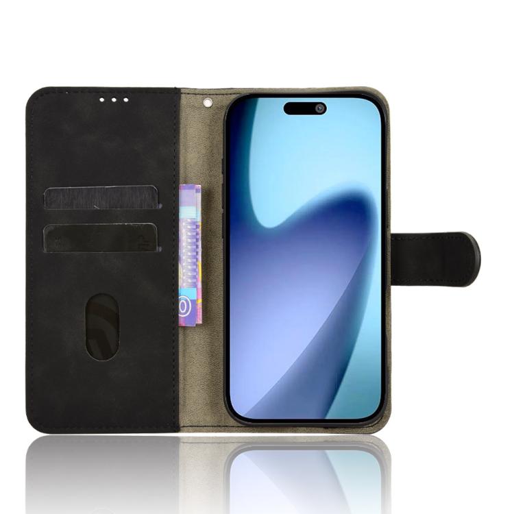 For iPhone Air Skin Feel Magnetic Flip Leather Phone Case
