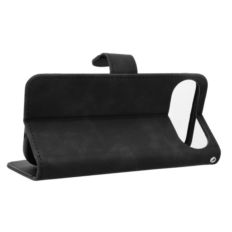 For iPhone Air Skin Feel Magnetic Flip Leather Phone Case