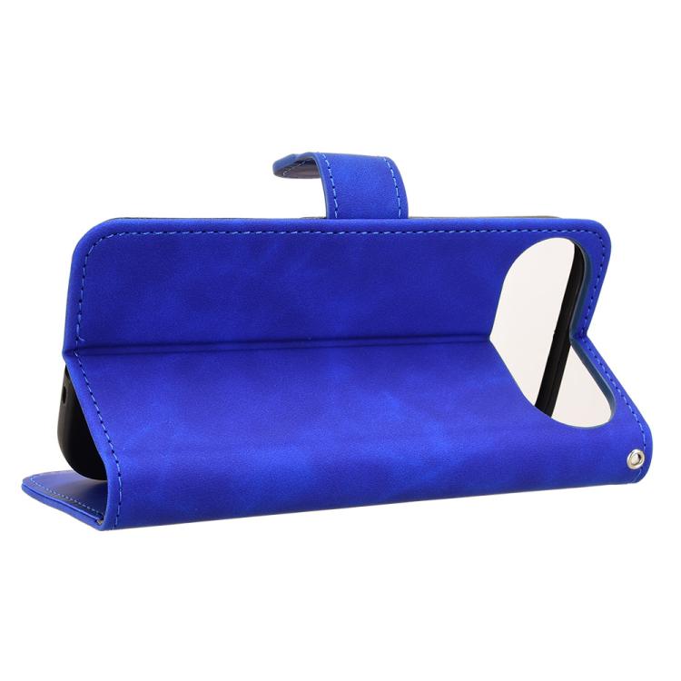 For iPhone Air Skin Feel Magnetic Flip Leather Phone Case