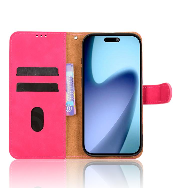 For iPhone Air Skin Feel Magnetic Flip Leather Phone Case