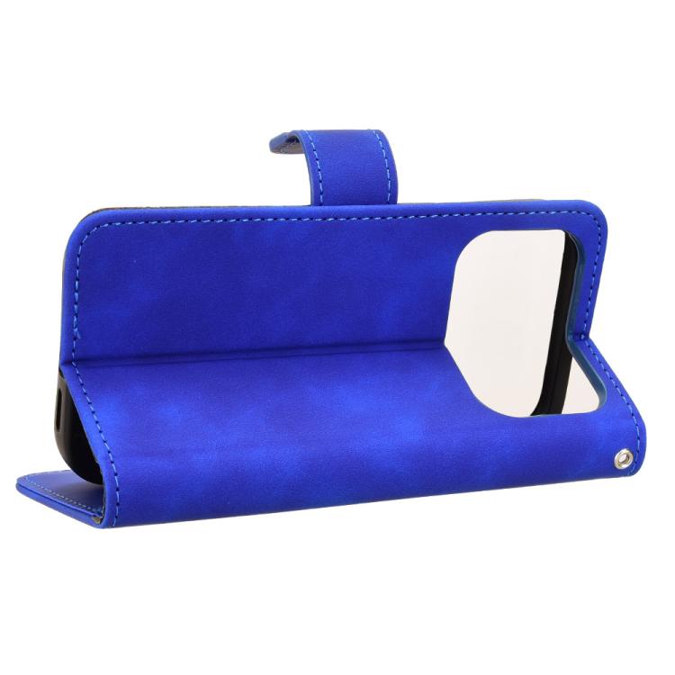 For iPhone 17 Pro Max Skin Feel Magnetic Flip Leather Phone Case