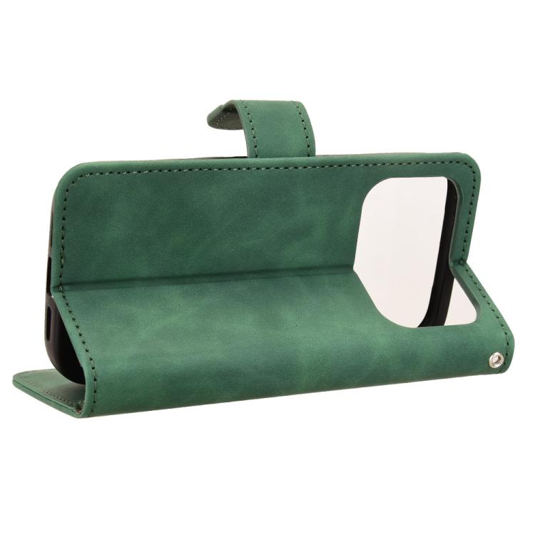 For iPhone 17 Pro Max Skin Feel Magnetic Flip Leather Phone Case
