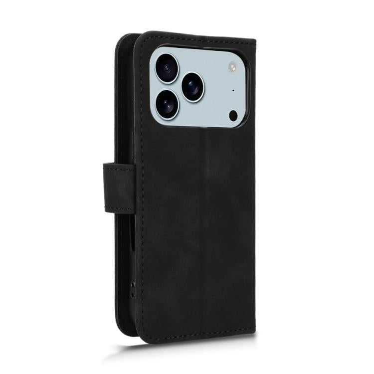 For iPhone 17 Pro Skin Feel Magnetic Flip Leather Phone Case