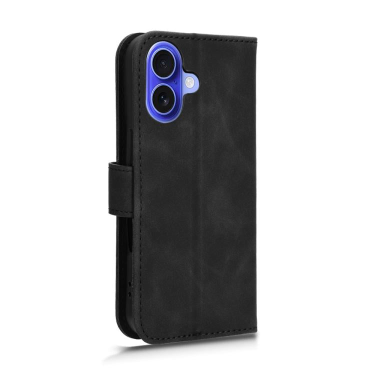 For iPhone 17 Skin Feel Magnetic Flip Leather Phone Case