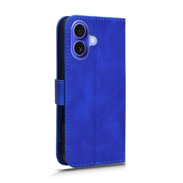 For iPhone 17 Skin Feel Magnetic Flip Leather Phone Case