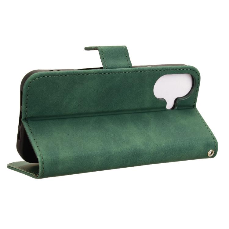 For iPhone 17 Skin Feel Magnetic Flip Leather Phone Case